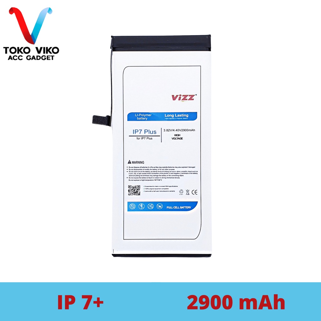 Vizz IP 7 Plus / IP 7+ Baterai Batre Original