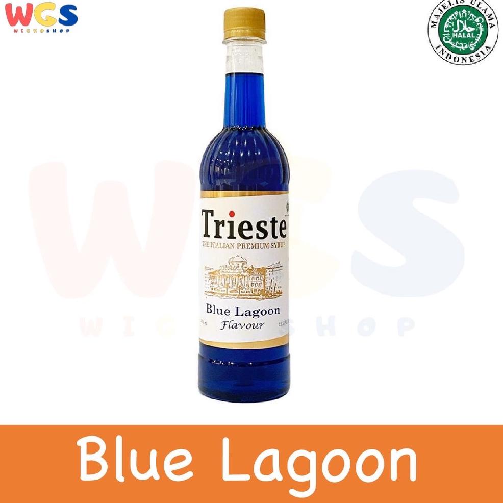 

Dijamin Ori>/ Trieste Syrup Premium Blue Lagoon / Blue Curacao Flavored Syrup 650ml