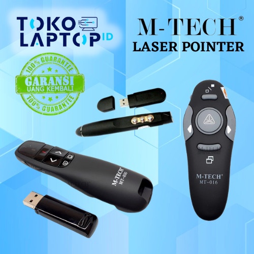 M-Tech Laser Pointer Wireless Presentasi Garansi Original