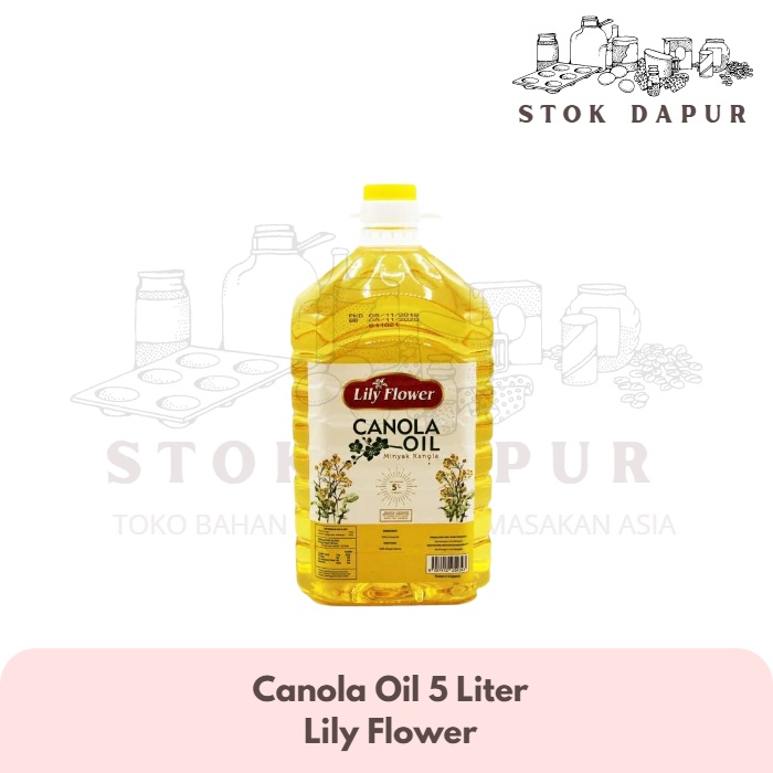 

Lily Flower Canola Oil / Minyak Kanola 5 Liter