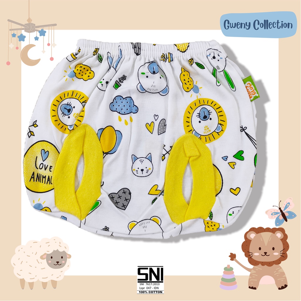 Celana Kacamata Bayi / Celana Kacamata Anak Motif Love Animal Baby Glow