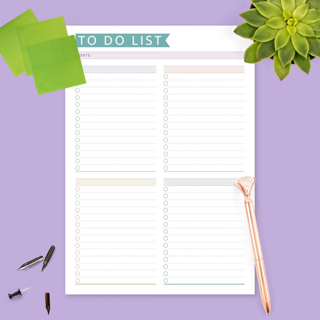 

[DOKI] 10 Lembar Habit Tracker Binder Planner/ To Do list/ Daily Planner/ Weekly Planner - TDL07