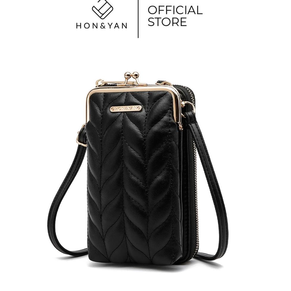 LANGSUNG KIRIM [HONYAN] Tas Selempang  Wanita Import Slingbag Bahu Shoulder Bag Kekinian Orinal Bran