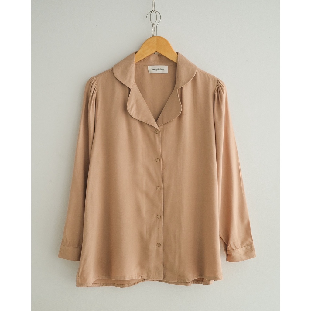 Myrubylicious TALYA SHIRT KODE 3239 | KEMEJA WANITA | KEMEJA LENGAN PANJANG | KEMEJA POLOS| KEMEJA RAYON