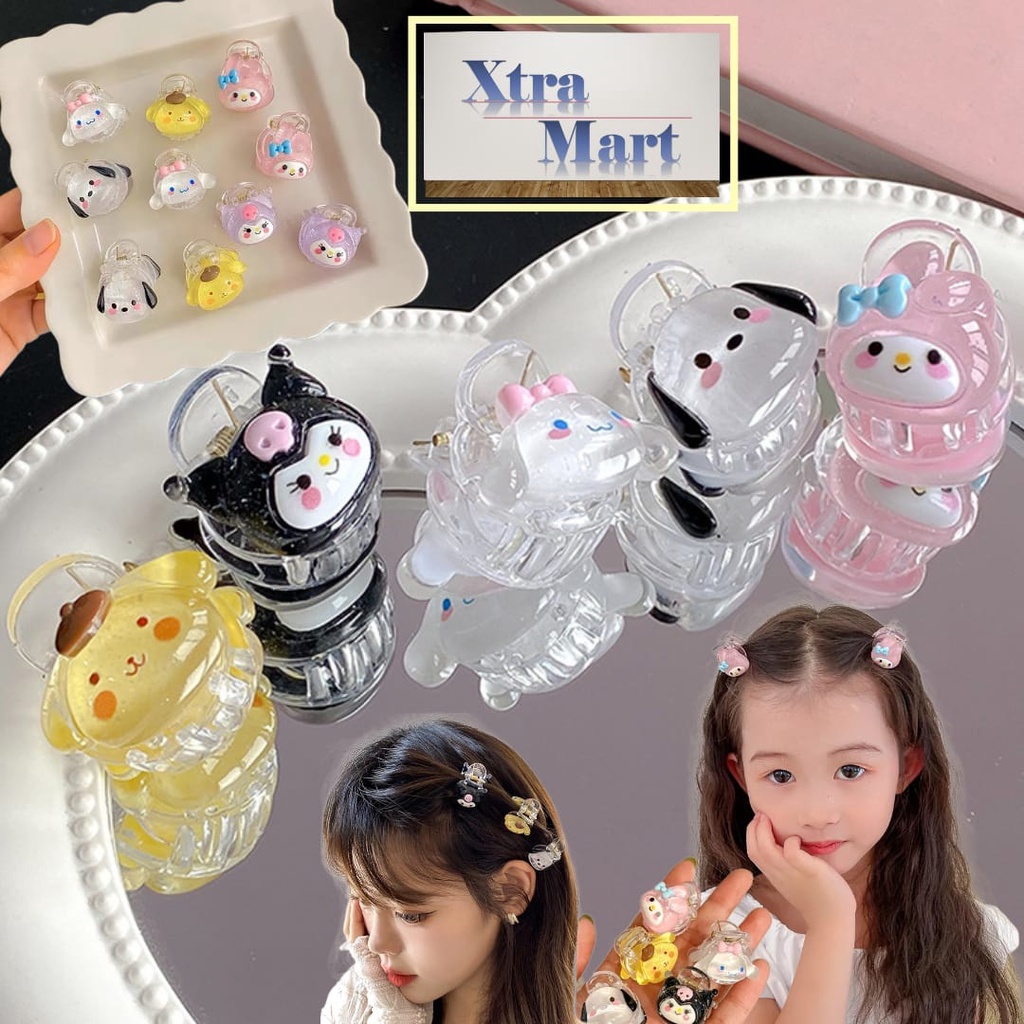 XM - Jepitan Rambut Karakter Lucu Bisa Untuk Anak Dan Dewasa Jepit Rambut Import