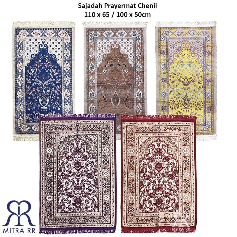 Sajadah Motif Cantik / Prayer Mat Oleh oleh Haji Umroh - Ukuran Besar