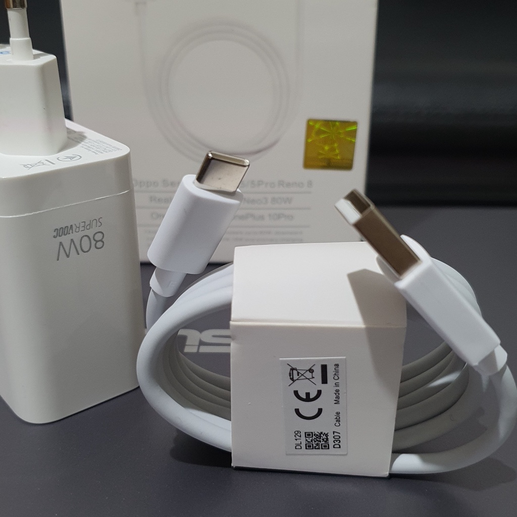 CHARGER OPPO Reno 8 5G Reno 8Pro 5G Find X5 / 5Pro 80W ORIGINAL