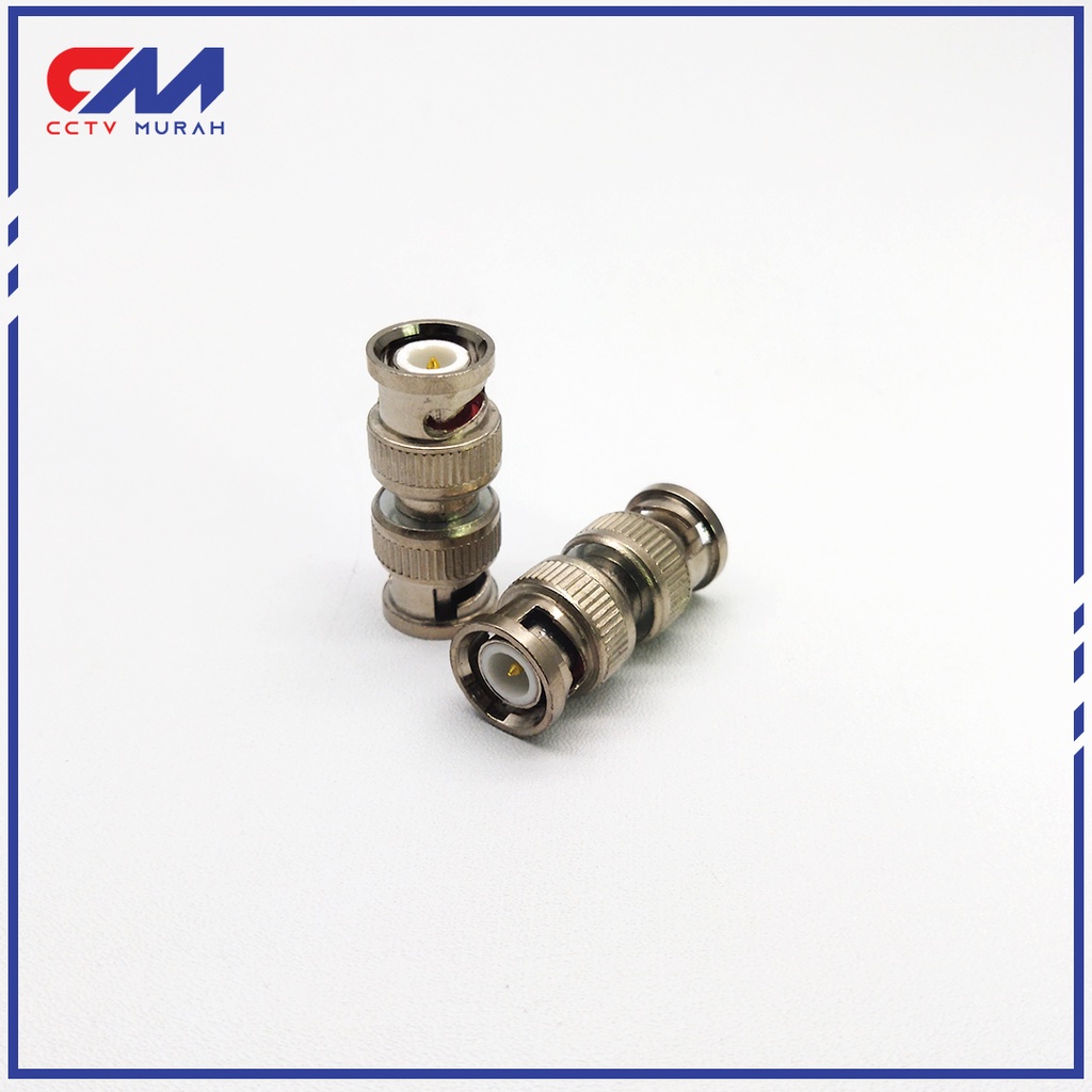 BNC TO BNC MALE || CONNECTOR I BNC MALE SAMBUNG || BNC TO BNC SAMBUNG CCTV VIDEO || ORIGINAL TAIWAN