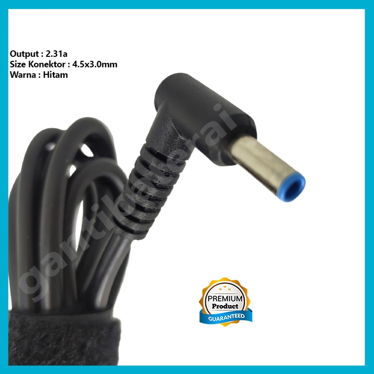 Charger Adaptor Original Laptop Notebook HP 19.5V 2.31A 45W PIN Biru