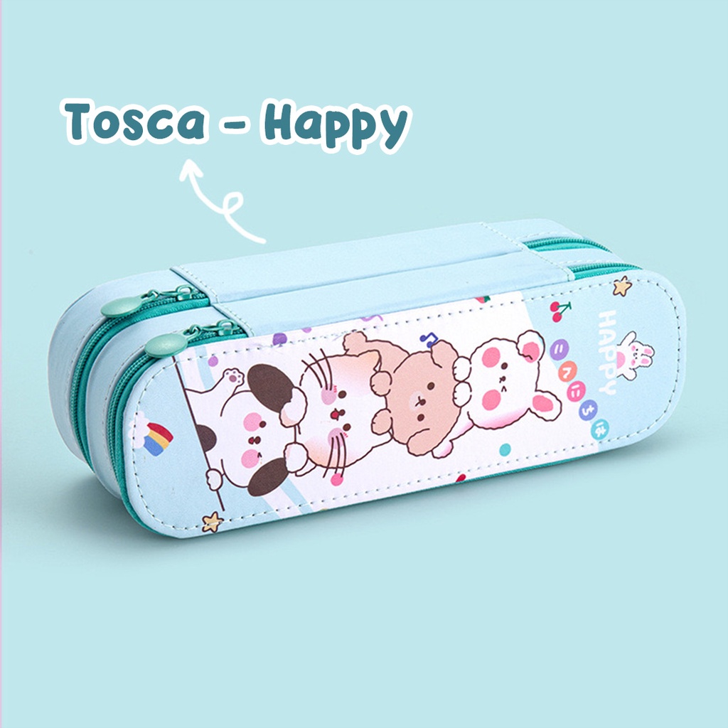 

Kotak Pensil 2 tingkat - Tosa - Hapy