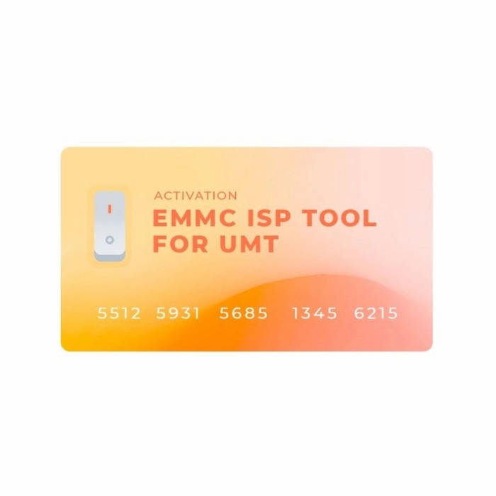 AKTIVASI EMMC ISP TOOL for UMT