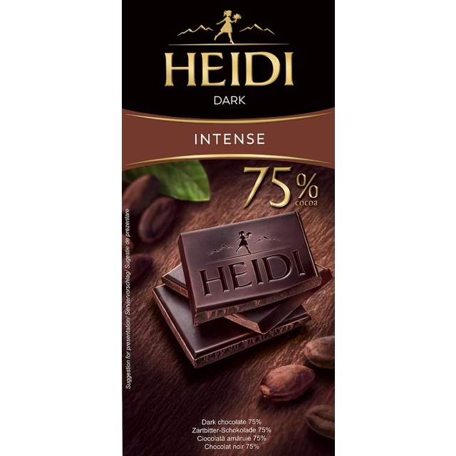 

COKLAT HEIDI DARK INTENSE 75% 80G
