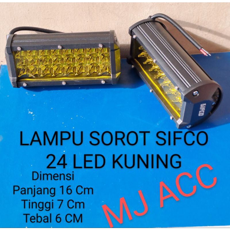 LAMPU SOROT MERK SIFCO 24 LED PANJANG