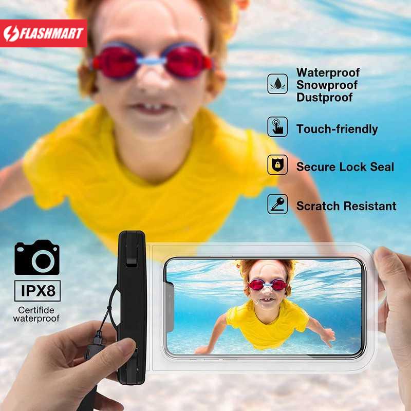 Flashmart AUW Casing Anti Air Smartphone Waterproof 6 Inch - ABS175-100