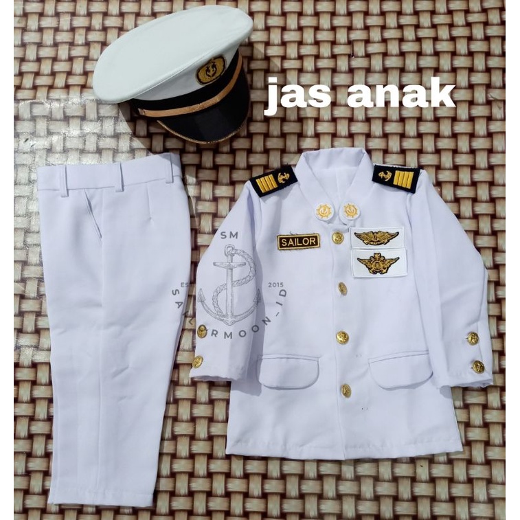 JAS ANAK PELAUT JAS PELAUT ANAK SERAGAM ANAK PELAUT SERAGAM PELAUT ANAK JAS PELAYARAN ANAK SERAGAM P