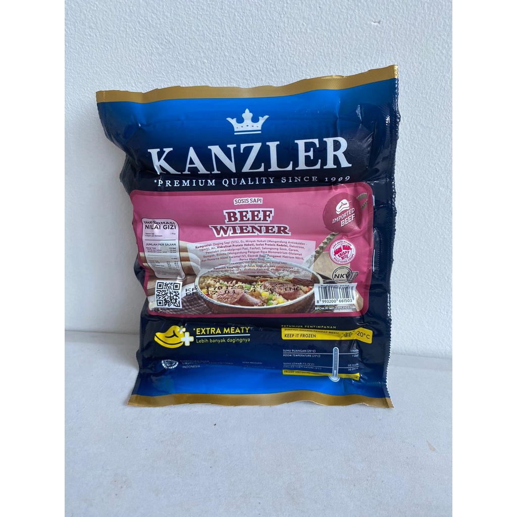 

KANZLER BEEF WIENER 360GR