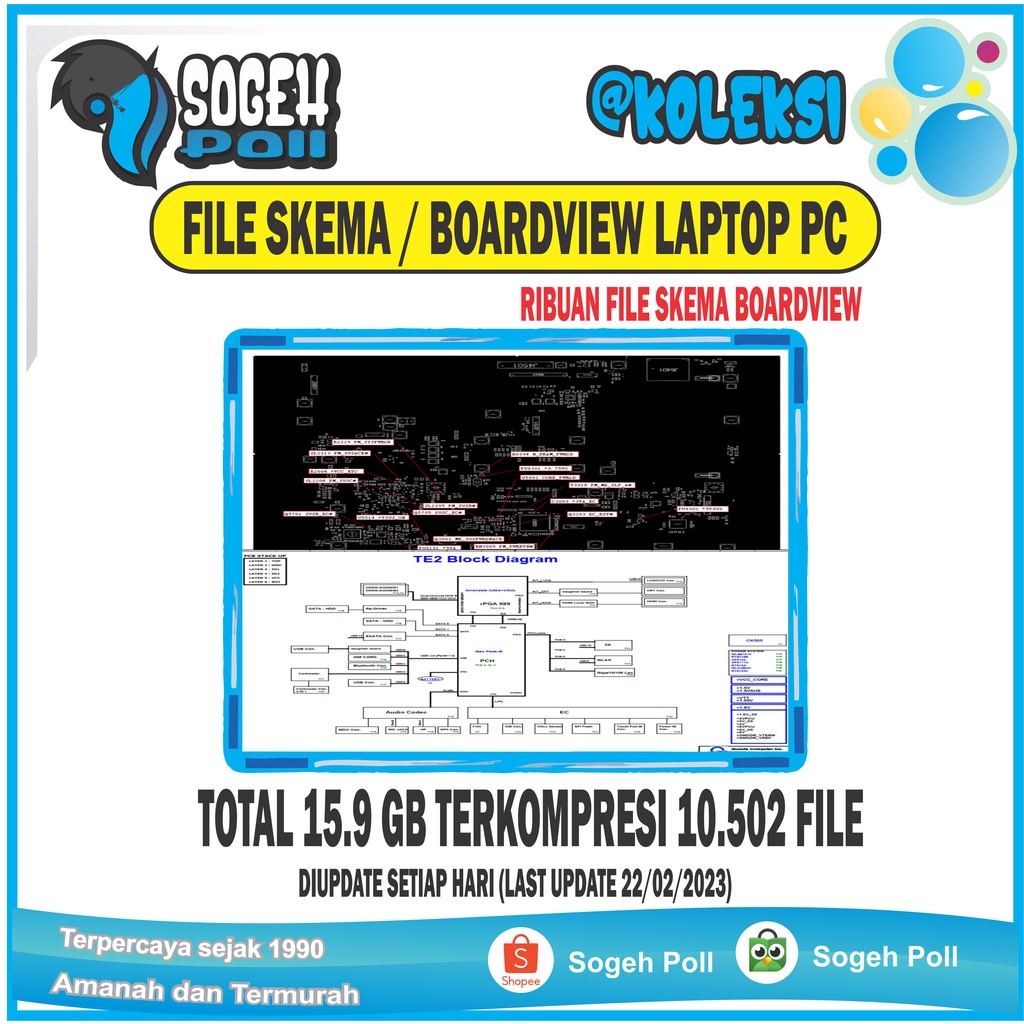 HDD 320GB + SCHEMATIC DAN BOARDVIEW LAPTOP PREMIUM KUMPULAN RIBUAN SKEMA MEREK DAN TIPE LAPTOP UNTUK