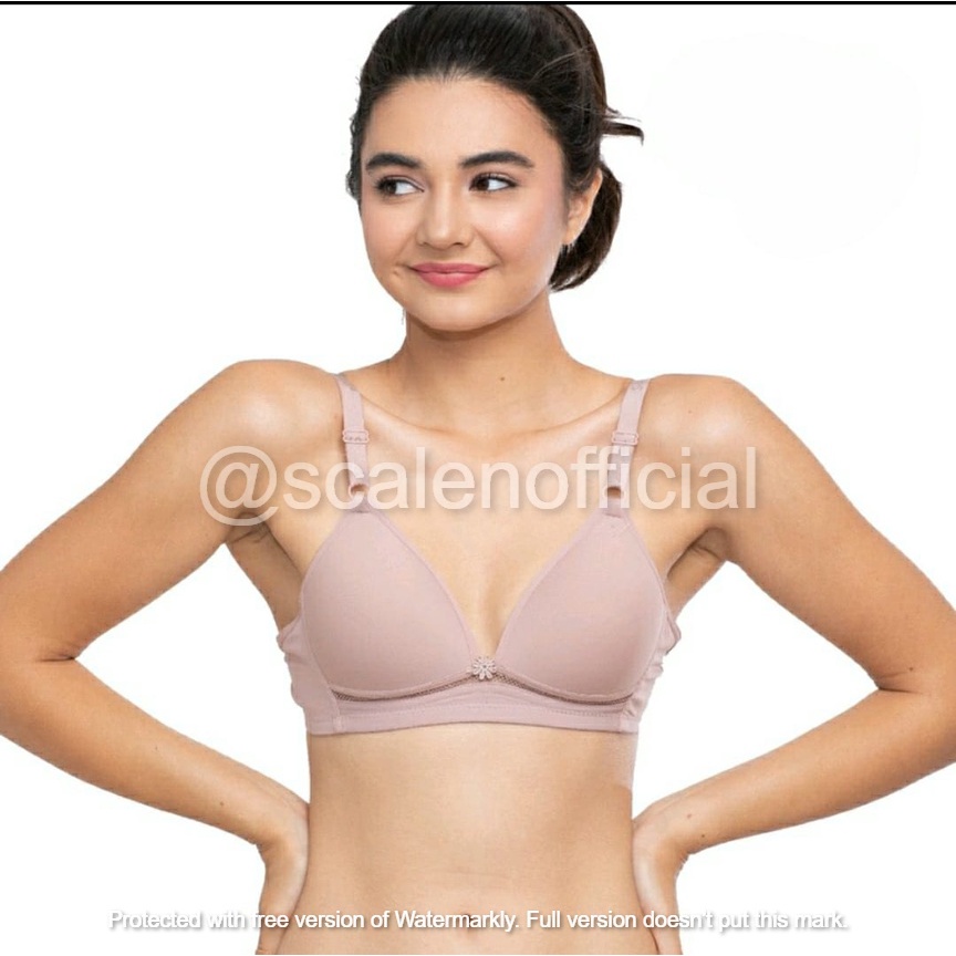 BRA SCALEN 1261 | Size 36B - 42B | Bra Tanpa Kawat | Dalaman Perempuan | Beha Tanpa Kawat | BH Wanit