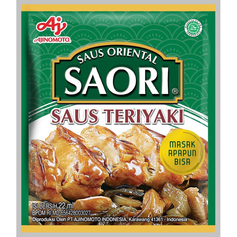 Saori Saus TeriyakI Sachet 22ml Saset