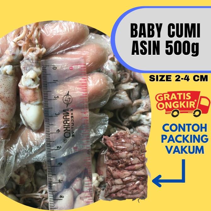 

❂ Baby Cumi Asin Fresh 500 Gram ➾