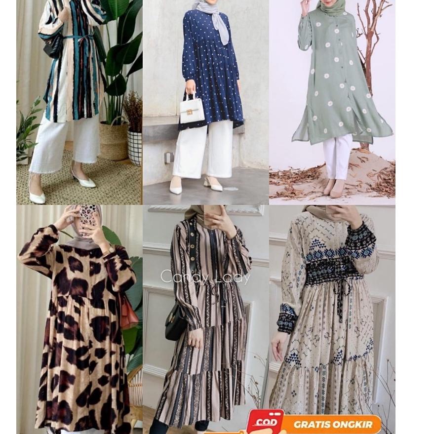 READY TUNIK JUMBO LD120 / ATASAN TUNIK WANITA / TUNIK WANITA JUMBO / TUNIK MUSLIM / ATASAN MUSLIM / 