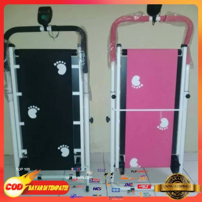 Alat Fitnes Treadmil Mini Manual Tl 001 / Alat Olahraga Lari Treadmill