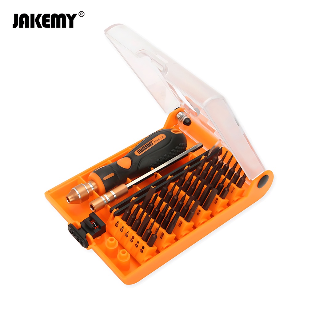 Jakemy 38in1 Obeng Set Hp Torx Phillips Hex Screwdriver Toolset Original JM-8106