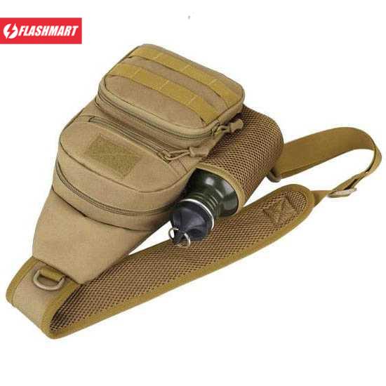 Flashmart Tas Selempang Crossbody Bag Minimalis Tahan Air Desain Militer - X216