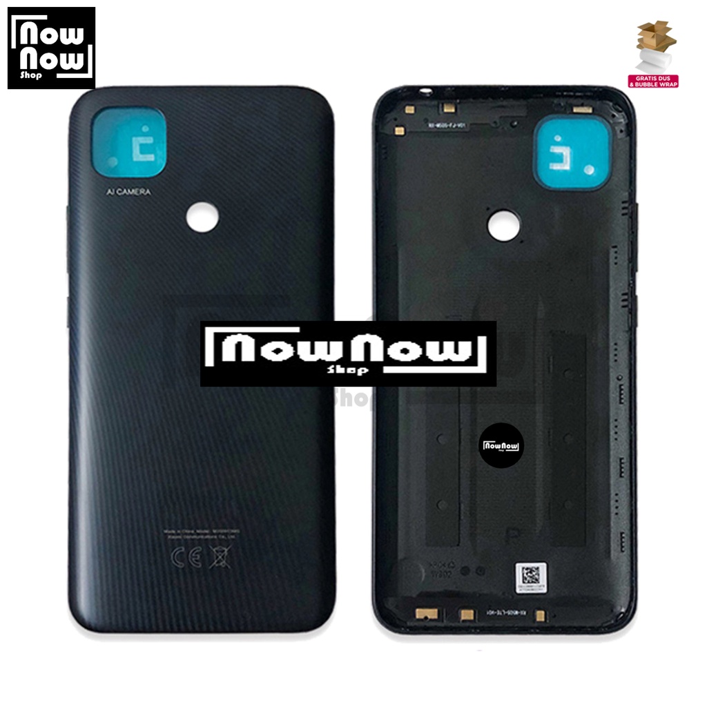 Backdoor Tutup Belakang Baterai Xiaomi Redmi 9C M2006C3MG M2006C3MT Backcover Back Casing Housing Cover Belakang Back Case Panel Replacement