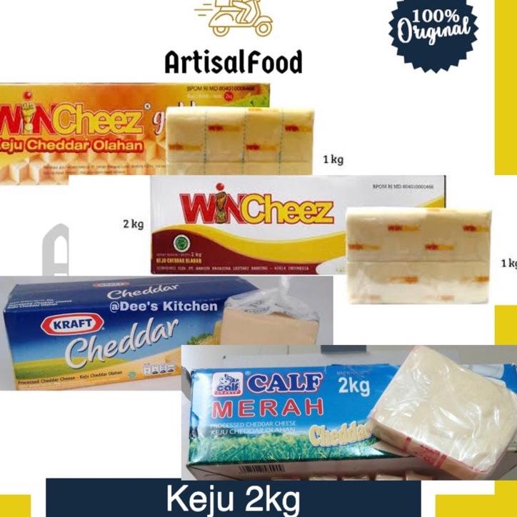 

♨ Keju Cheddar Kraft Prochiz Meg Wincheez Calf Gold Cheddar Mentari 2kg 2 kg ASLI ➳