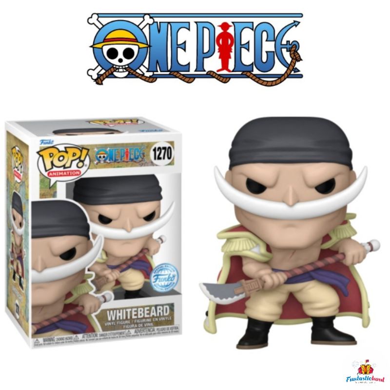 Original Funko POP Animation One Piece - Whitebeard / Shirohige / Edward Newgate (EXCLUSIVE) #1270