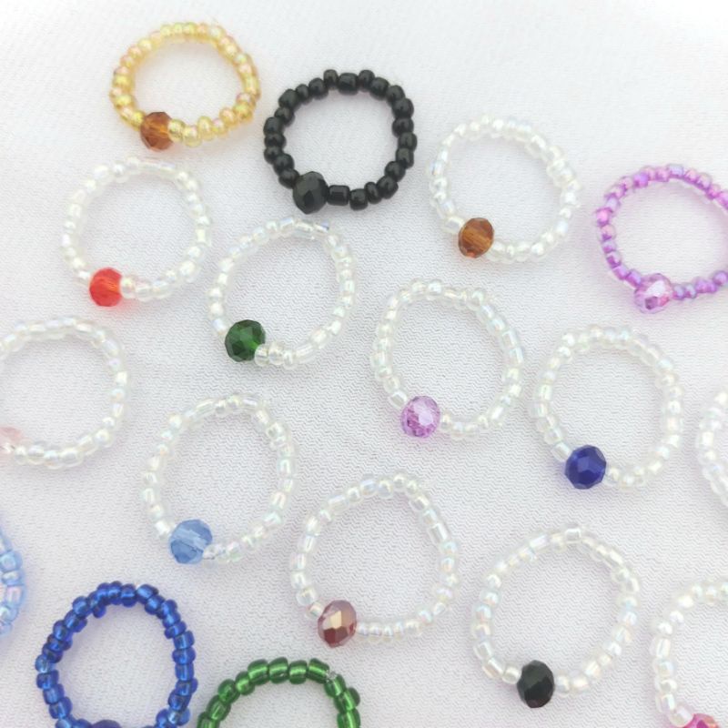 cincin manik | ring beads | beads rings | cincin manik-manik