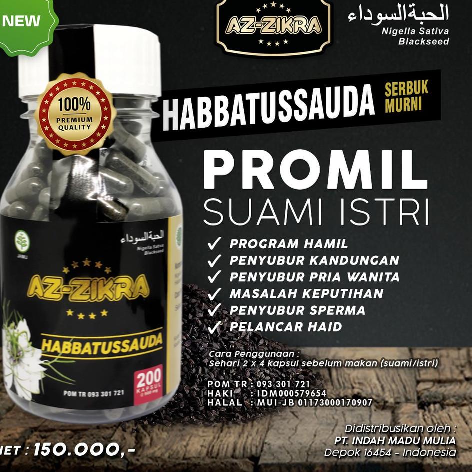 

➥ ASLI 100% HABBATUSSAUDA AZ ZIKRA 200 KAPSUL ♦