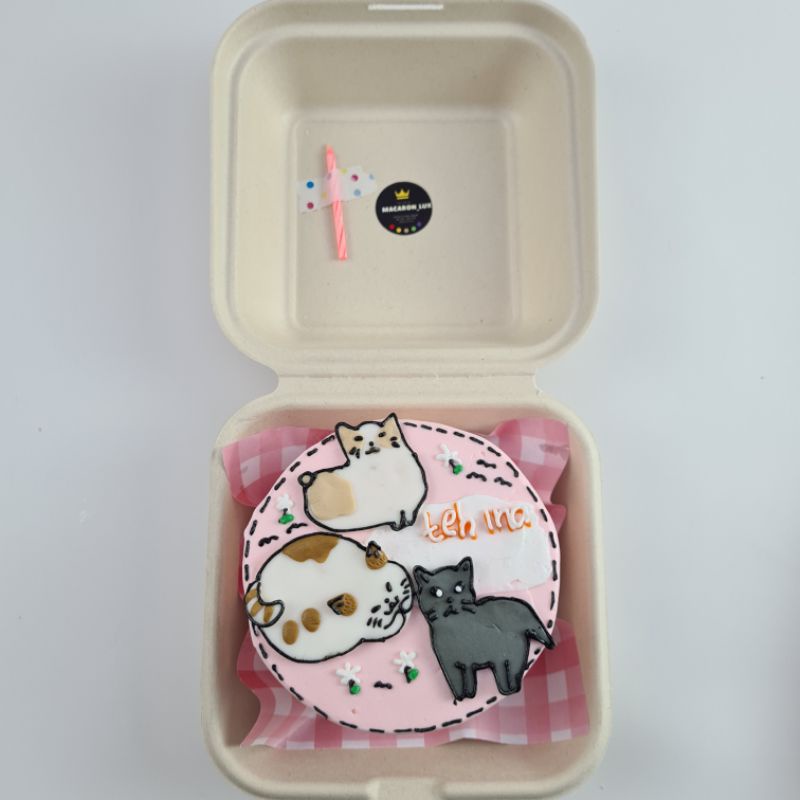 MEAL BOX CAKE  | BENTO CAKE | KOREAN CAKE | UGLY CAKE