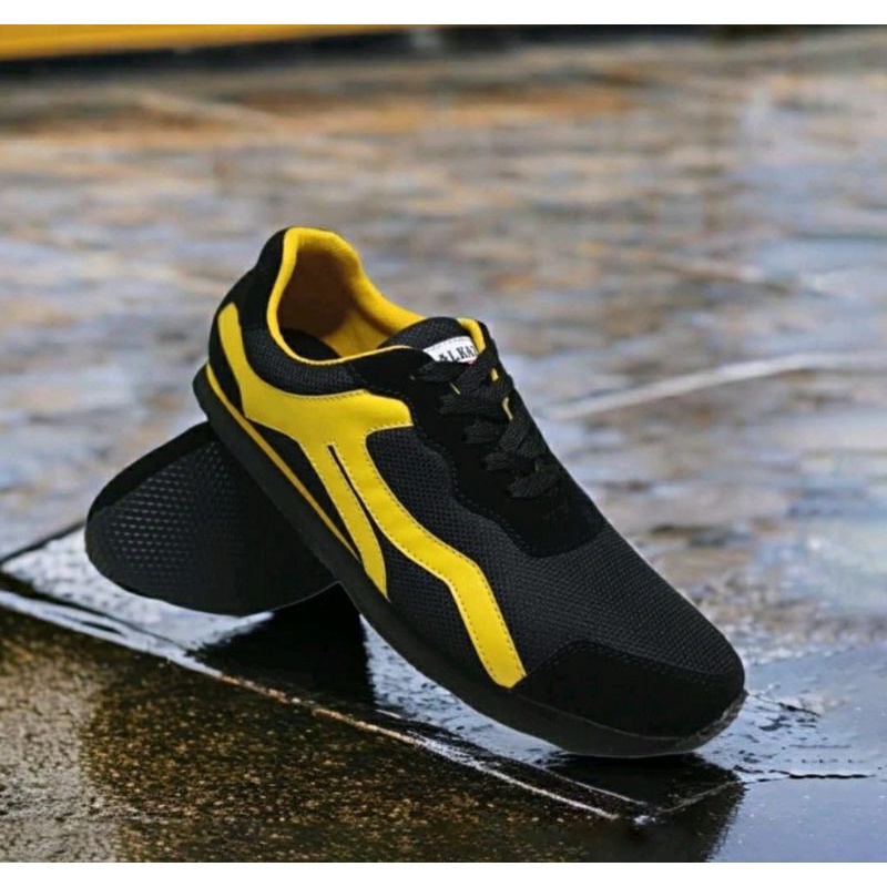 Size JUMBO 39-40-41-42-43-44-45-46-47-48 Sepatu HILLOS BLack BIG SIZE Sepatu Sport Pria Running Style IMPORT OVERSIZE