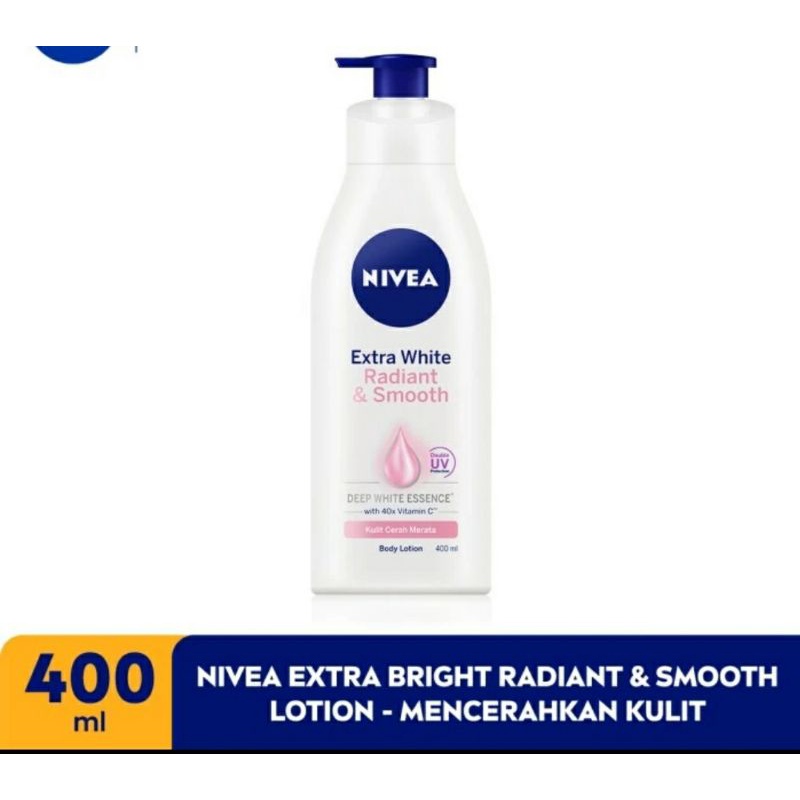 NIVEA Body Care Extra White Radiant & Smooth Lotion 400 ml [Pump]