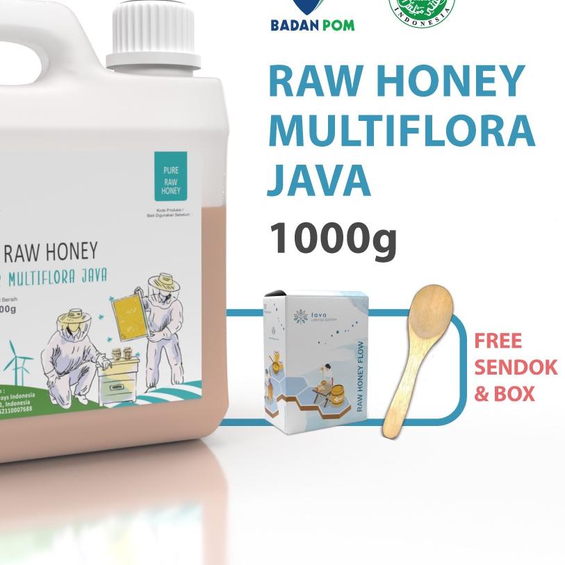 

♔ Murni Asli 1kg Tava Grade A Nektar Multiflora Java 100% Alami Pure Natural Raw Honey ♛