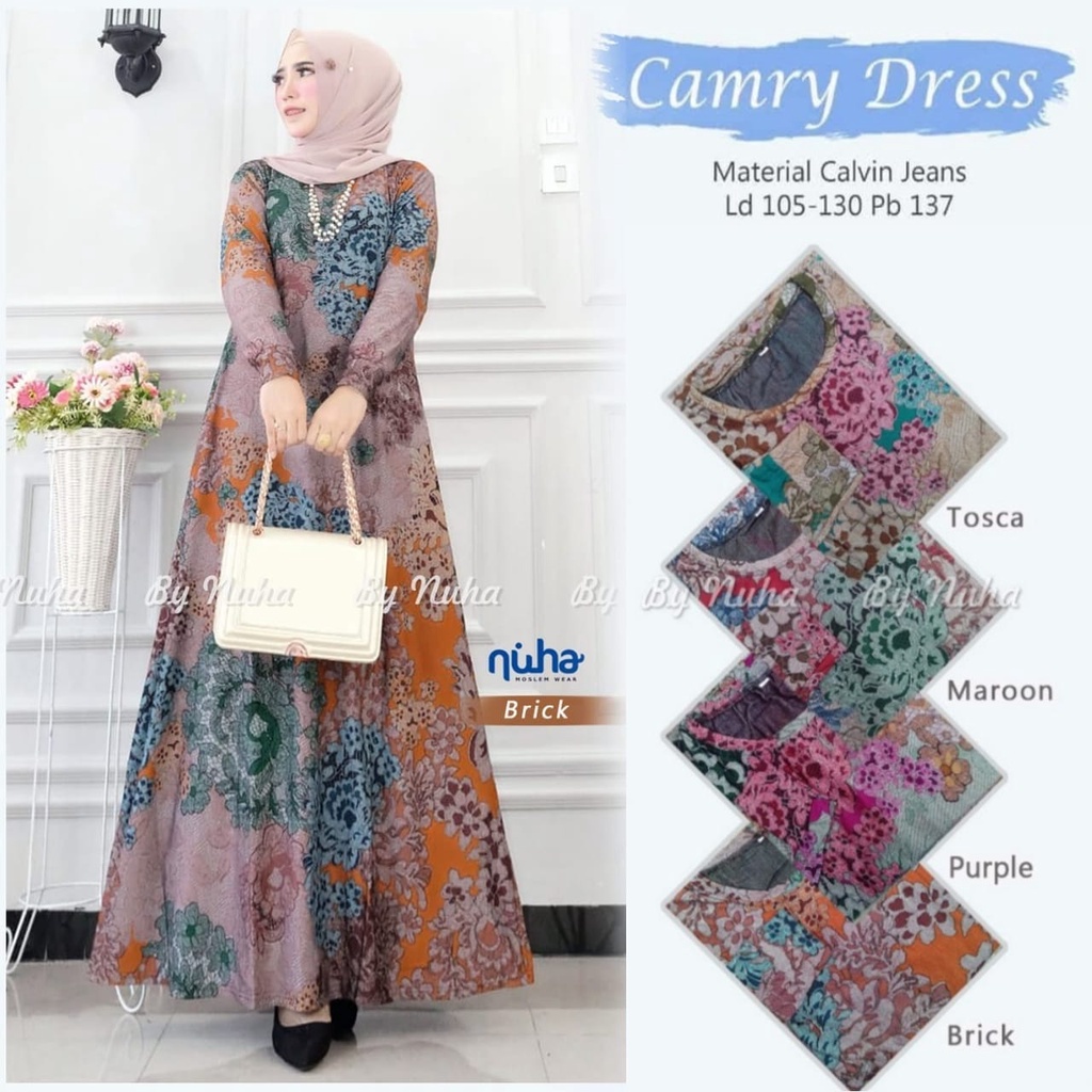 CAMRY MAXY GAMIS MUSLIM JUMBO BATIK LD 130CM XXXL DRESS MUSLIMAH PENGAJIAN DRES LEBARAN TERBARU BATIK WARNA TOSKA LAVENDER BATA BRICK MERAH NAVI MERANI MAXY GAMIS MOTIF BATIK BAHAN CALVIN JEANS PREMIUM TEBAL MELAR DRESS LEBARAN REMAJA TERBARU KEKINIAN