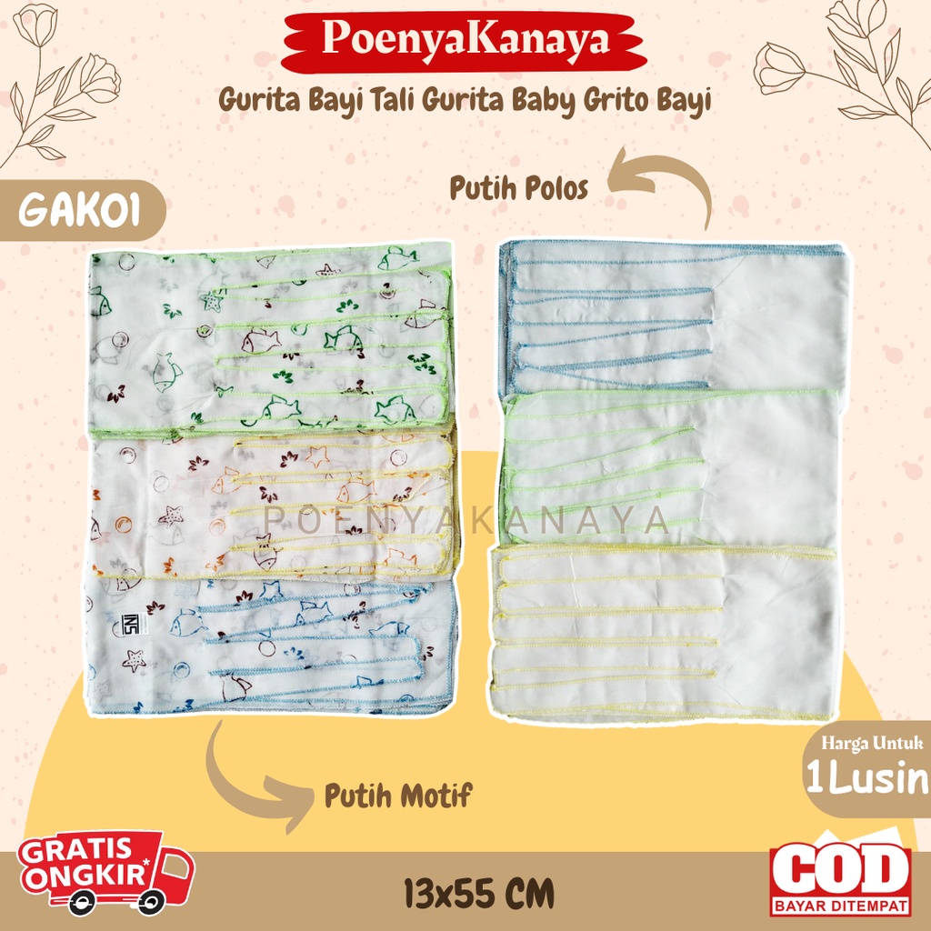 1LUSIN GURITA TALI BAYI GAK01