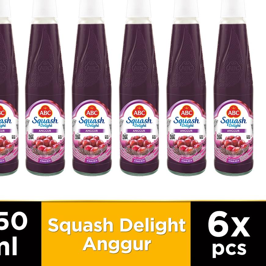 

☚ ABC Sirup Squash Delight Anggur 450 ml - Multi Pack 6 pcs ➨