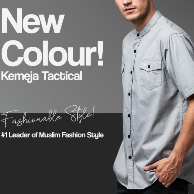 TERBARU Bhirama New Colour Kemeja Tactical Muslim Premium /BAJU KOKO PRIA/BAJU KOKO DEWASA/BAJU KOKO