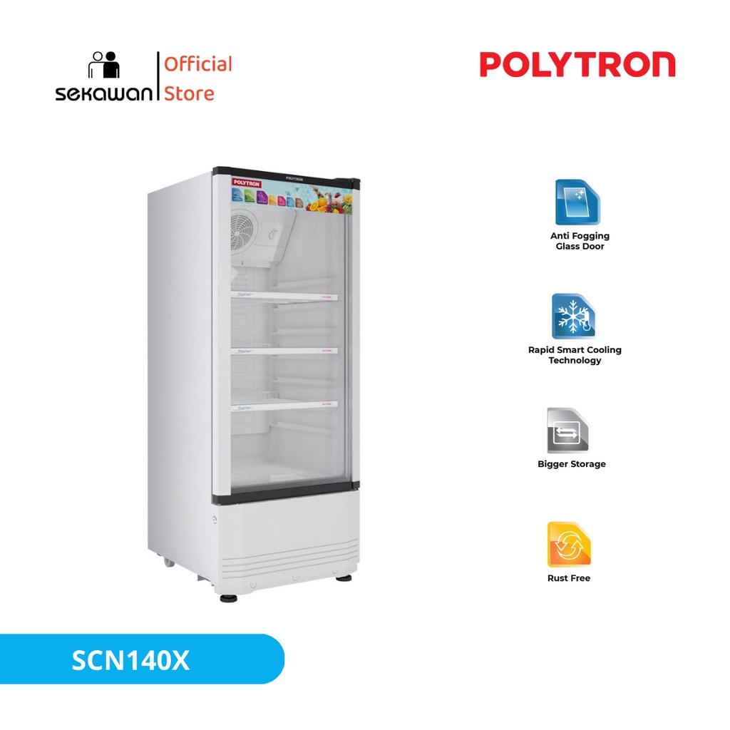 POLYTRON Showcase 190 Liter SCN 140X