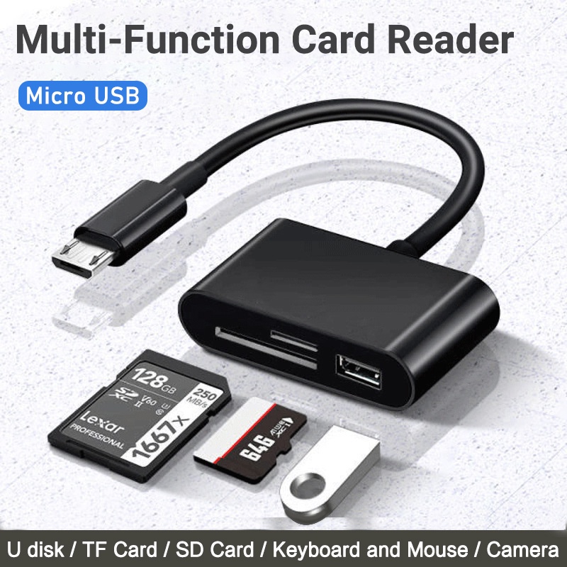 Tipe C Ke SD Card Reader OTG Kabel USB Micro SD/TF Card Reader Adapter Transfer Data Untuk Macbook