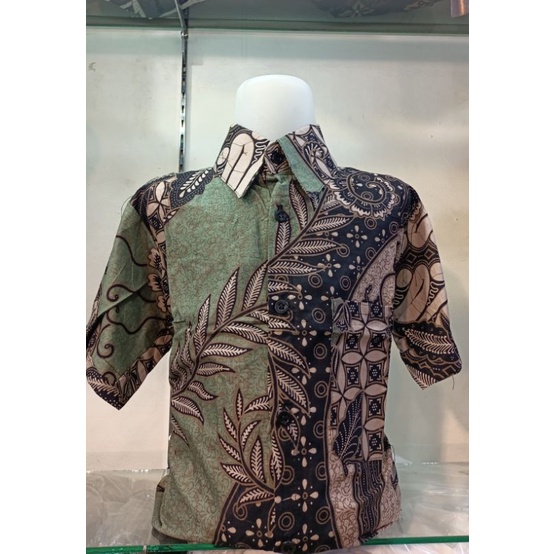 BAJU BATIK KATUN PREMIUM ANAK PENDEK 2-15 TAHUN