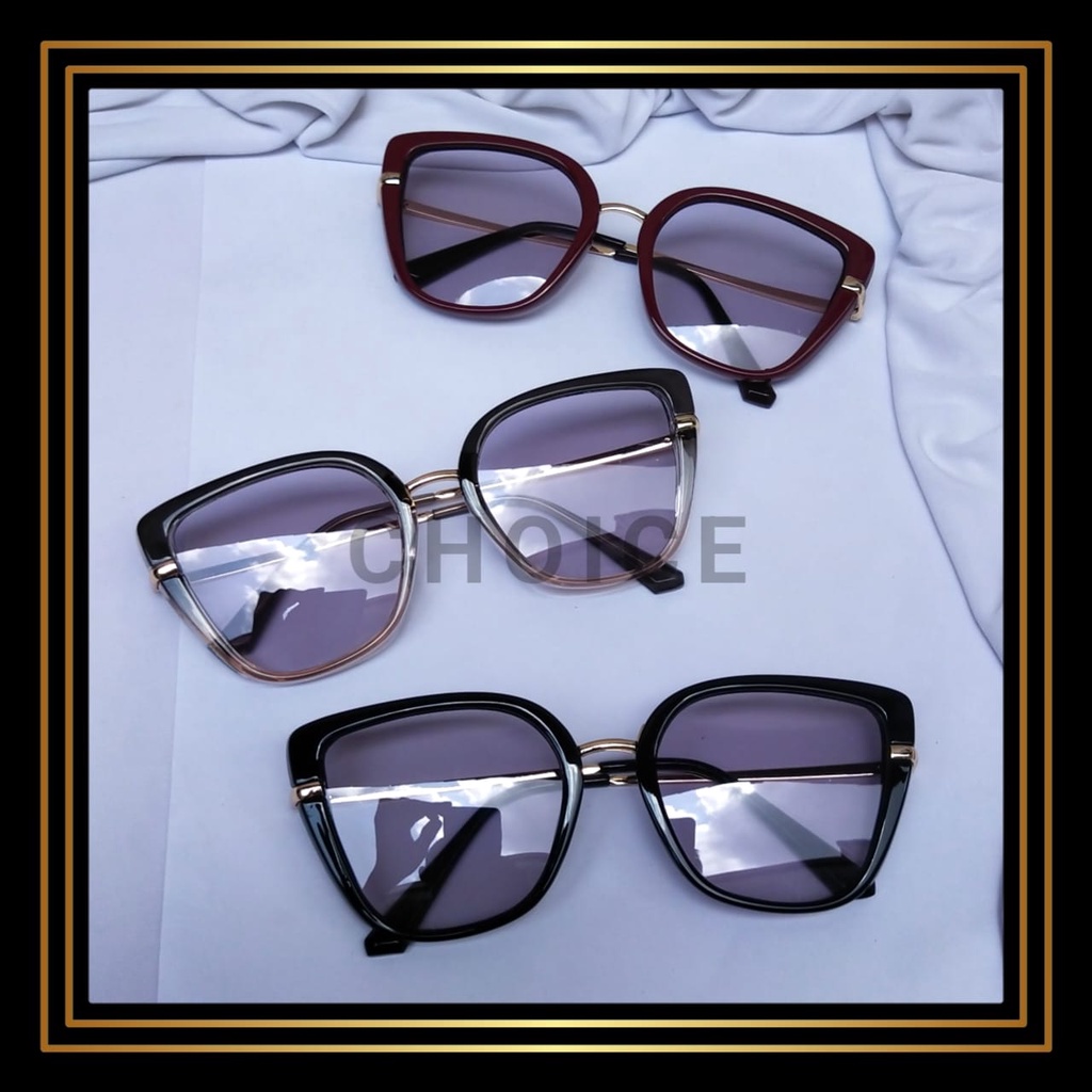 (TERBARU) KACAMATA WANITA CAT EYE 7003 PAKET LENSA PHOTOCROMIC | KACAMATA FASHION