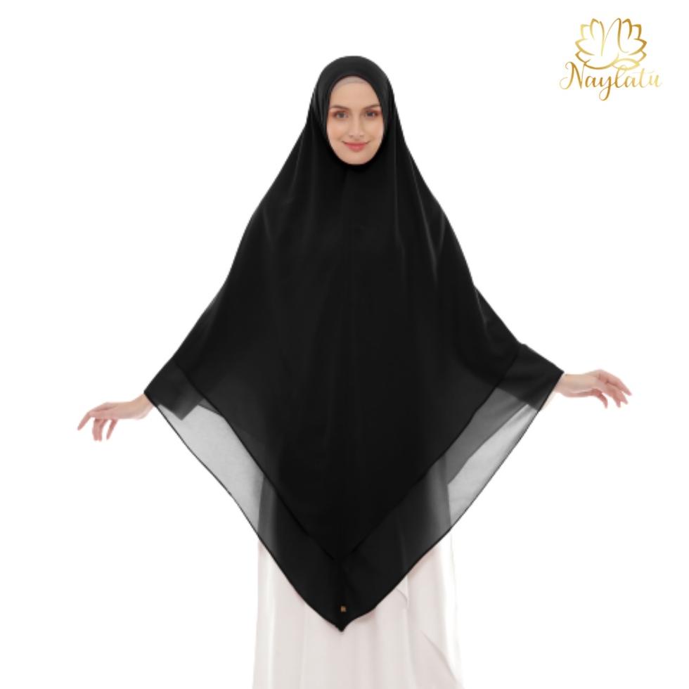 LANGSUNG ORDER NAYLATU - Jilbab Hijab Khimar Nonpad Ansaria Ceruty Babydoll Ori Naylatu