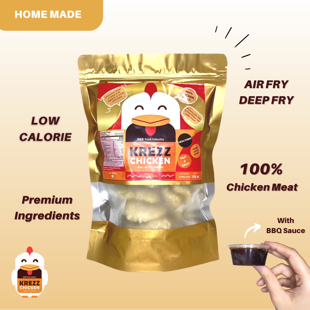 

KREZZ CHICKEN BBQ SAUCE || Chicken Nugget Premium dengan Saus Barbeque