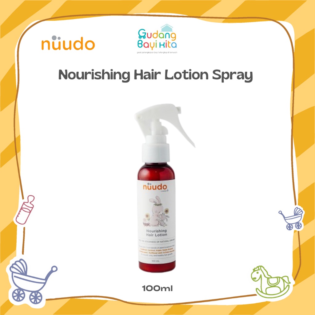 Nuudo Nourishing Hair Lotion Spray 100ml - Vitamin Rambut Anak