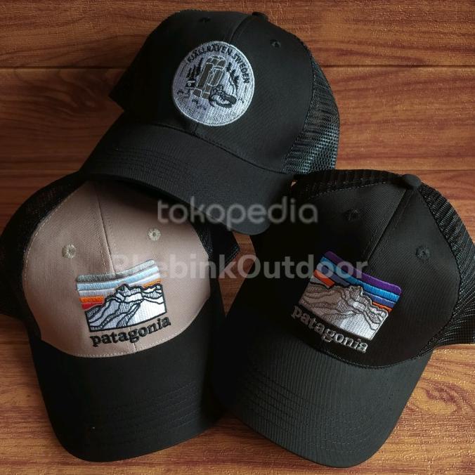 Patagonia trucker hat topi jaring Patagonia topi Patagonia