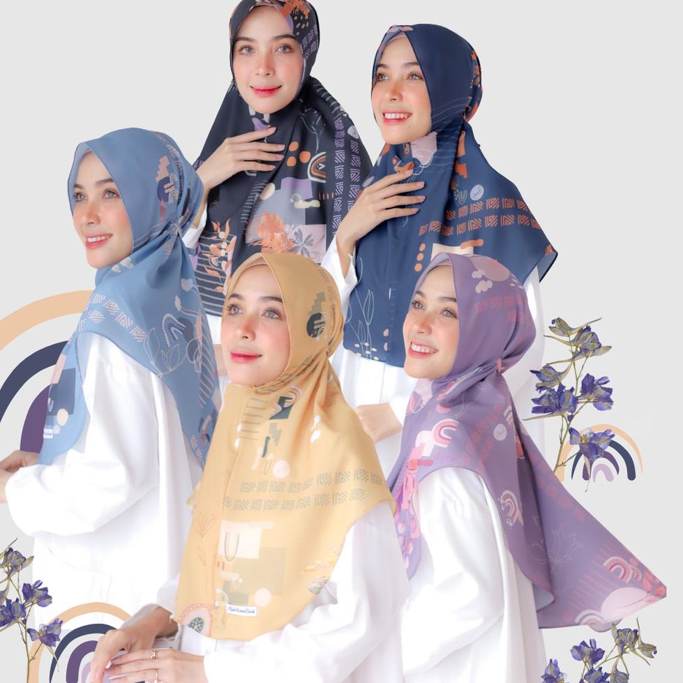 RECOMENDED Hijabwanitacantik - Instan Baiti Rainbow | Hijab Instan | Jilbab Instan